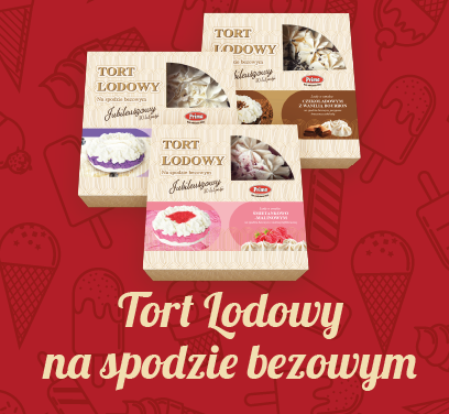 Tort lodowy na spodzie bezowym